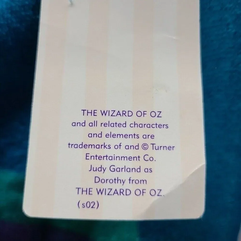Vintage 90s Wizard of Oz Yellow Brick Road Beach Towel Dorothy Toto New